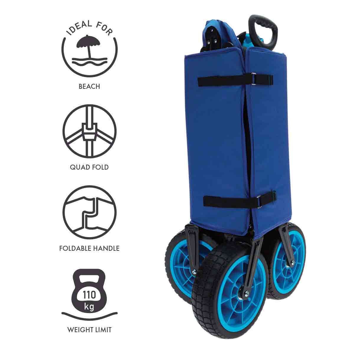 Wanderer Quad Fold Beach Cart, , bcf_hi-res