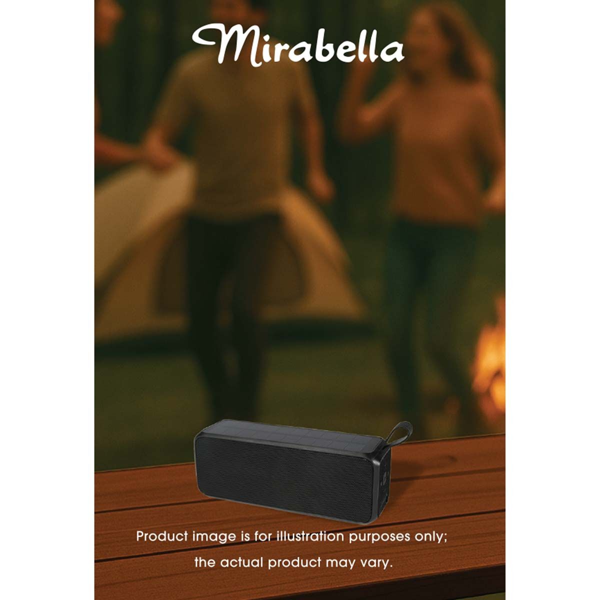 Mirabella Solar Wireless Bluetooth Speaker, , bcf_hi-res
