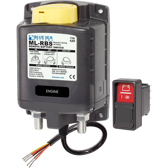 Blue Sea Systems 500A ML-RBS 12V Automatic Charging Relay, , bcf_hi-res