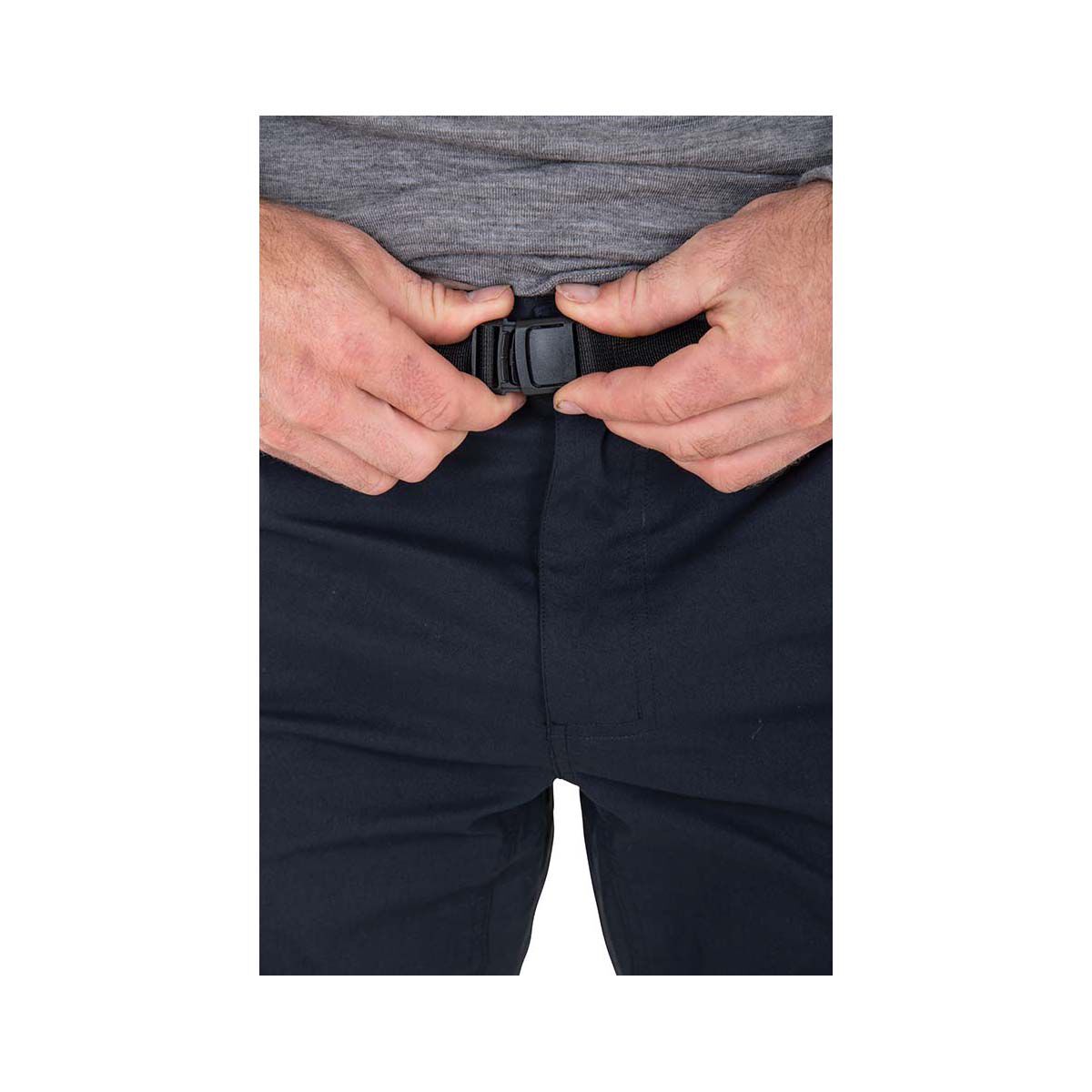 Macpac Men's Rockover Convertible Pants, Black, bcf_hi-res