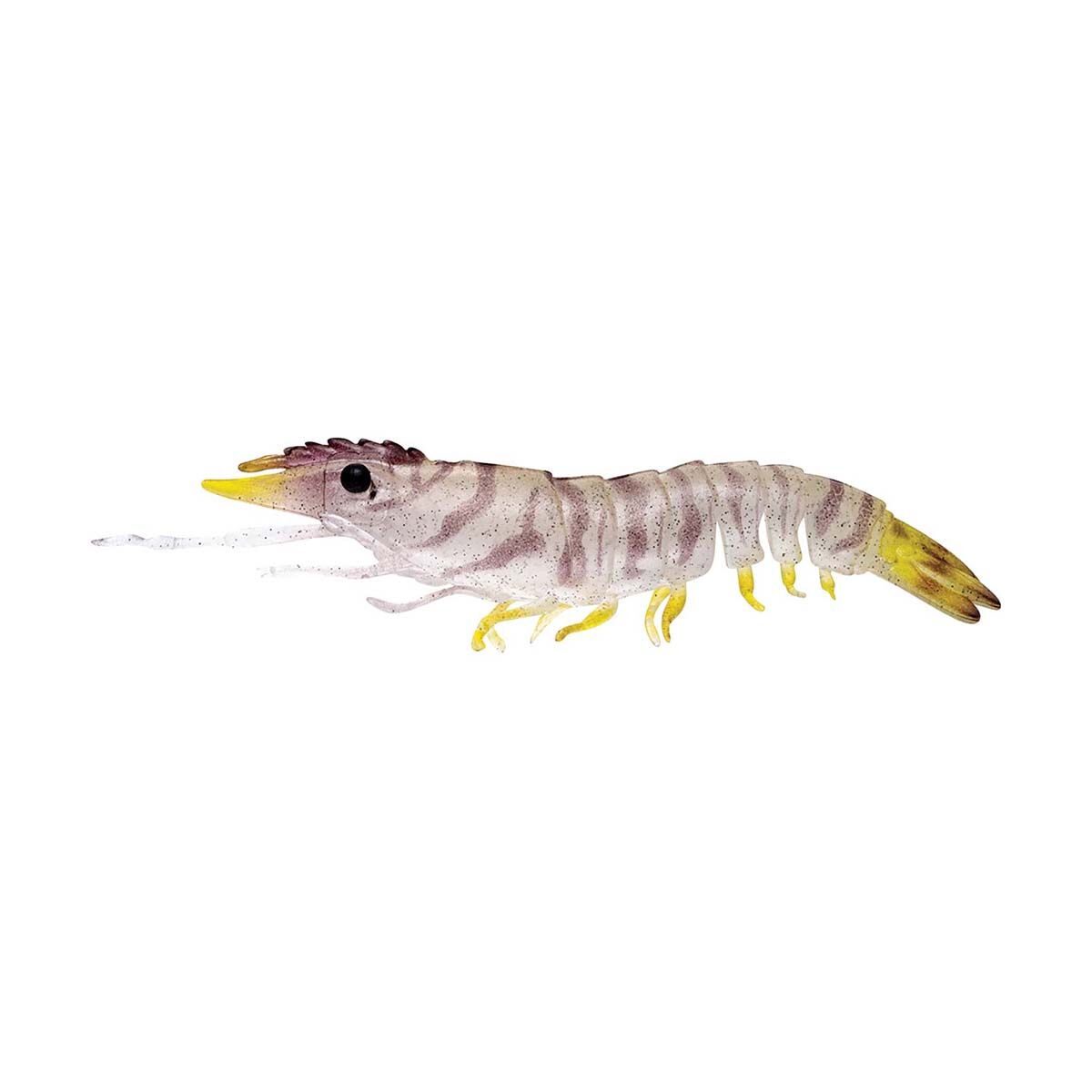 Nomad Live Ops Sumo Shrimp Unrigged Soft Plastic Lure 5in Natural Tiger, Natural Tiger, bcf_hi-res
