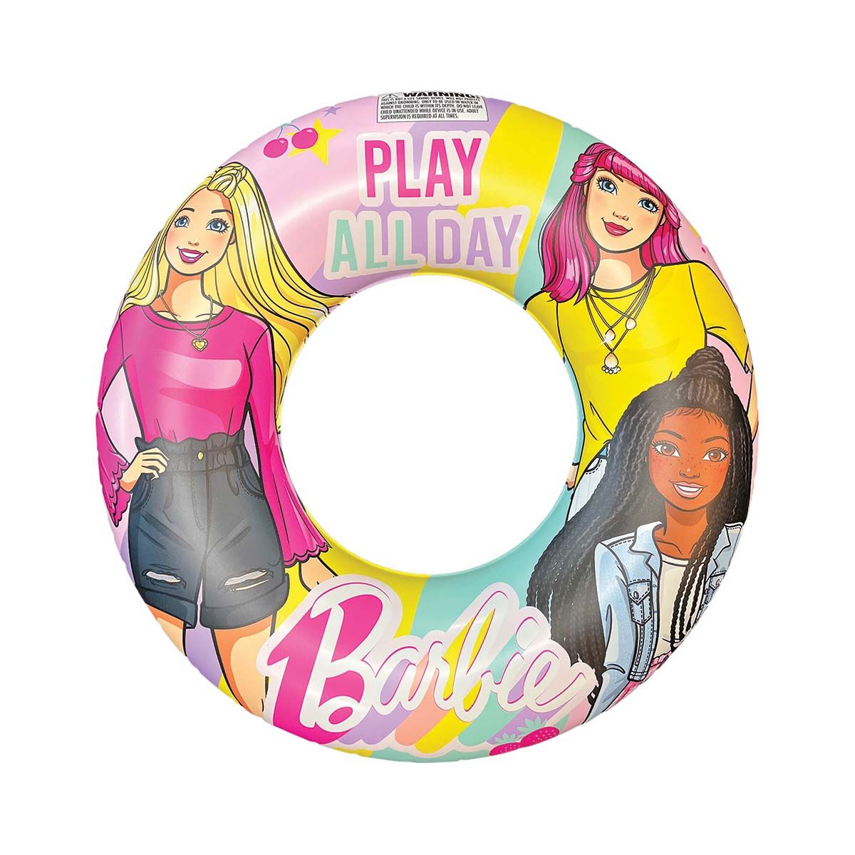 Barbie 78cm Inflatable Pool Tube, , bcf_hi-res