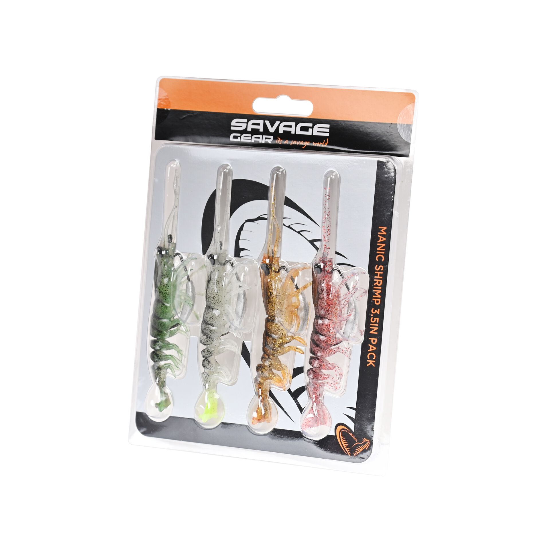 Savage Gear Manic Shrimp Soft Plastic Lure Pack, , bcf_hi-res