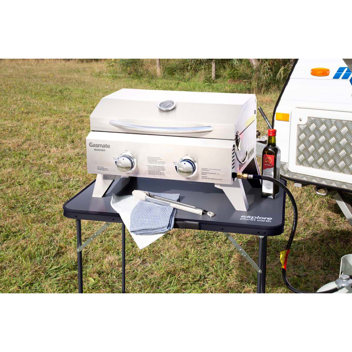Portable outlet bbq bcf