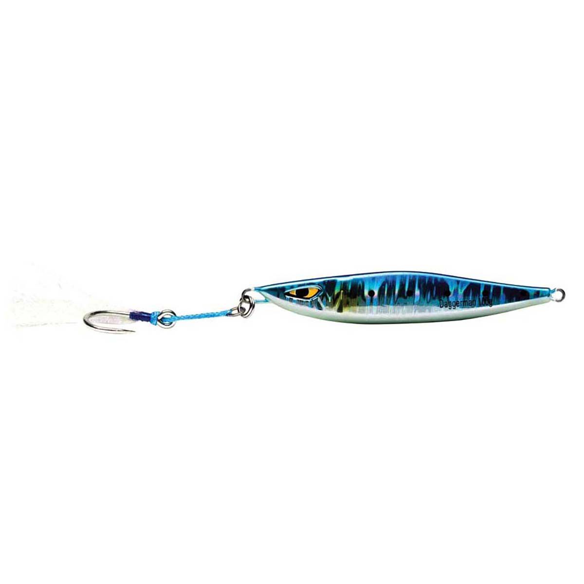 Mustad Daggerman Jig Lure 100g Blue Sardine, Blue Sardine, bcf_hi-res