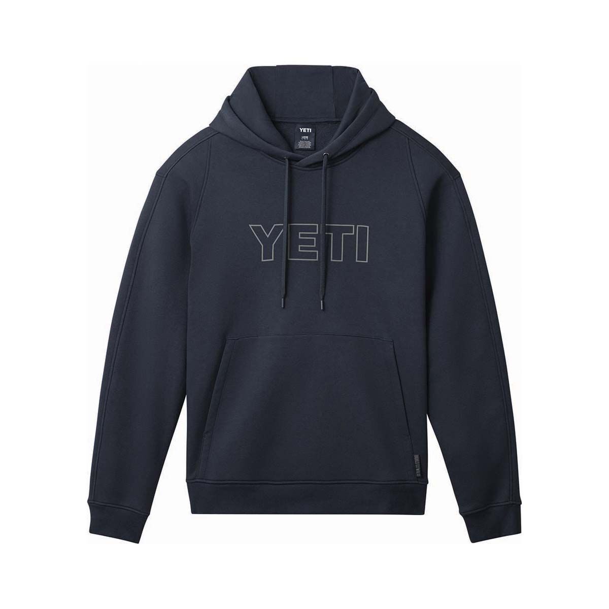 YETI&reg; Logo Men's Built for the Wild Fleece Hoodie Navy XS, Navy, bcf_hi-res