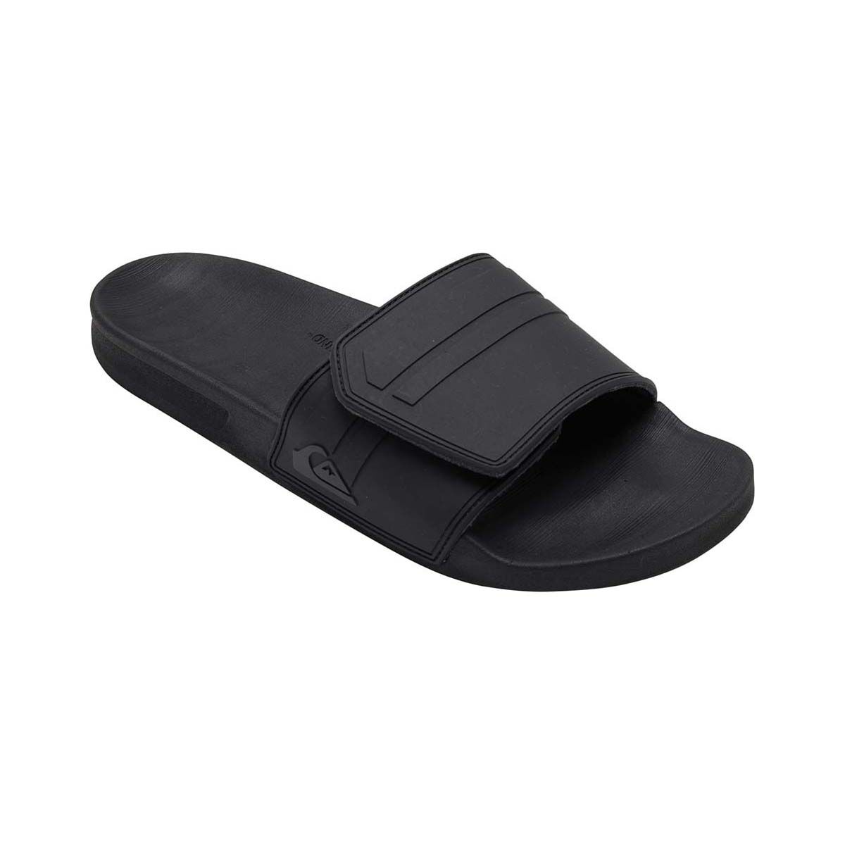 Quiksilver Men&rsquo;s Adjust Rivi Slides Black/Grey US 8, Black/Grey, bcf_hi-res