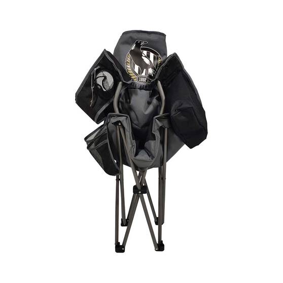 AFL Collingwood Magpies Cooler Arm Chair 130kg, , bcf_hi-res