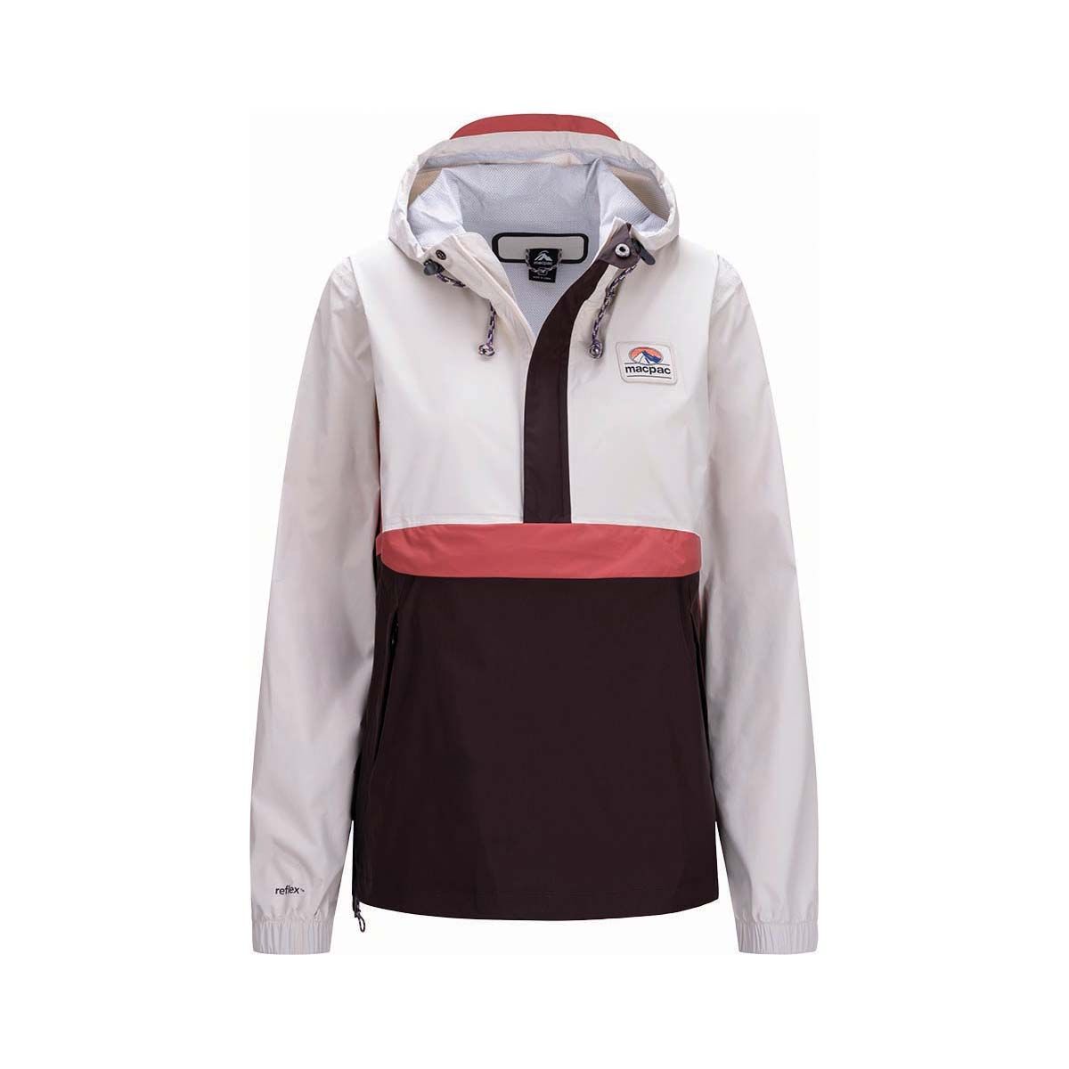 Macpac Women's Heritage Waterproof Anorak, Grey, bcf_hi-res