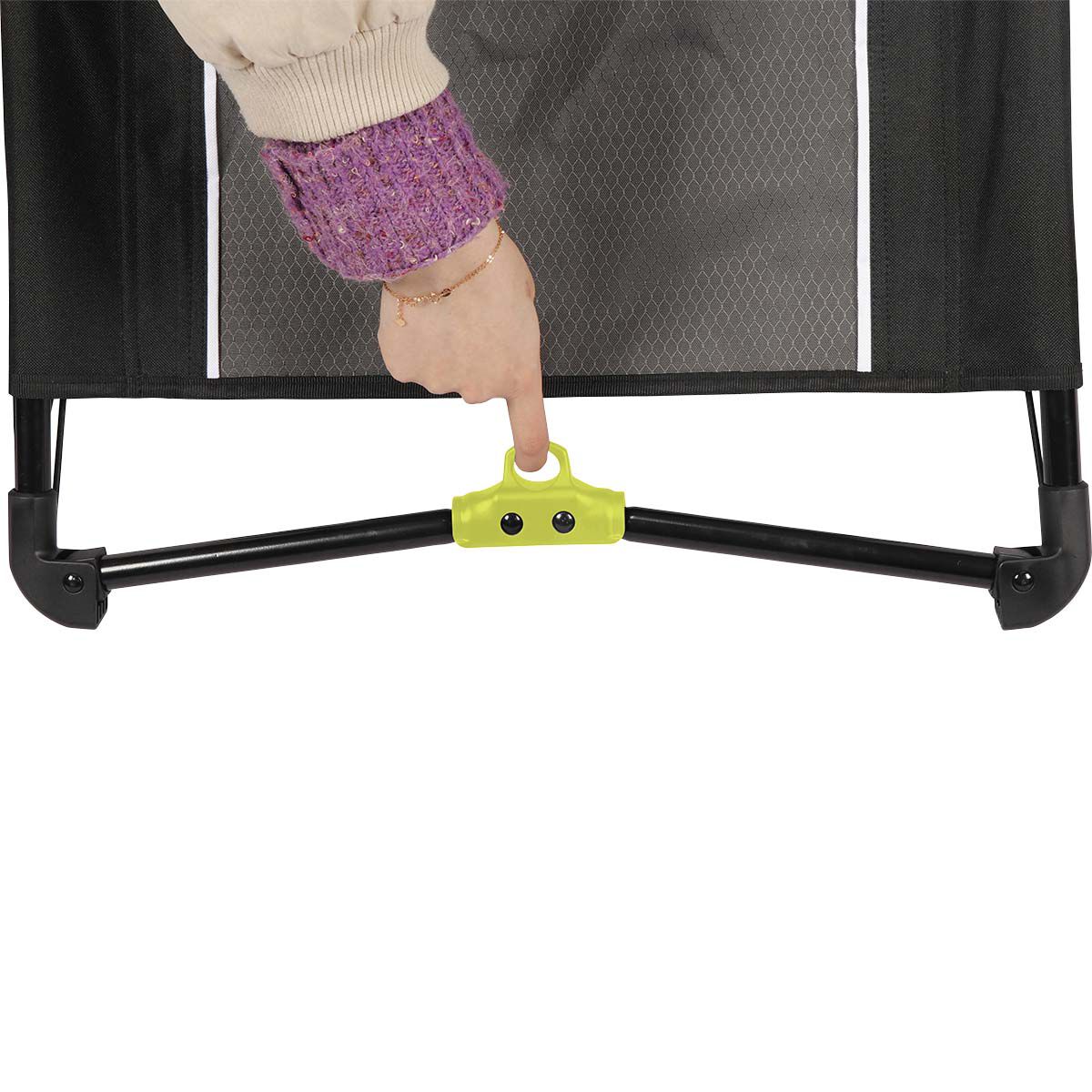 Wanderer Quad Fold Compact Lounger 130kg, , bcf_hi-res