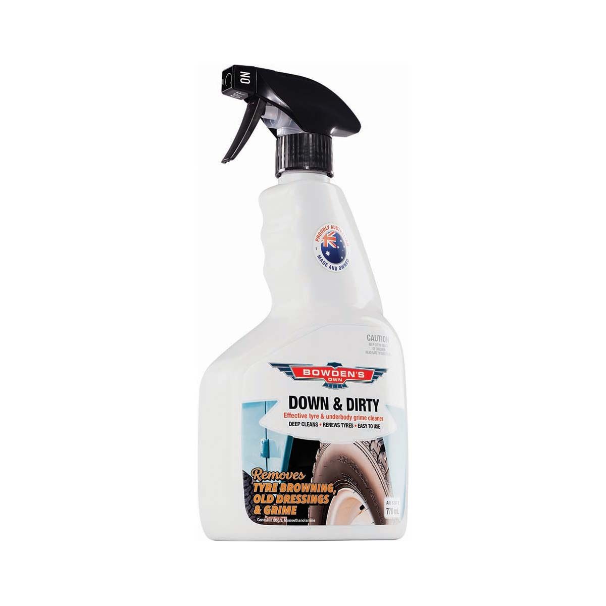Bowden's Own Down & Dirty Wheel & Tyre Cleaner 770ml, , bcf_hi-res