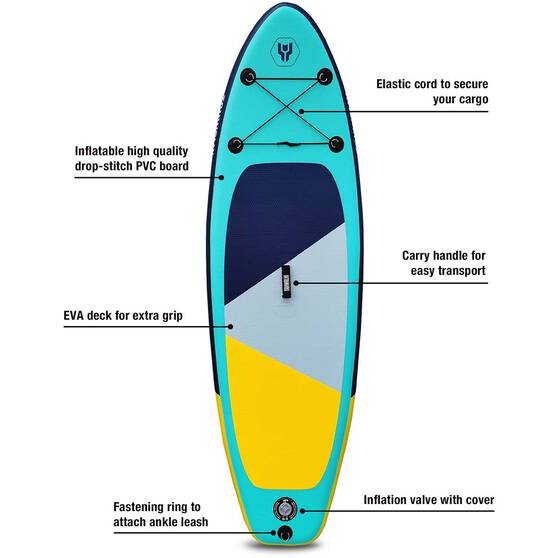 Tahwalhi Junior Inflatable Stand Up Paddle Board 8’6 - Scarborough, , bcf_hi-res