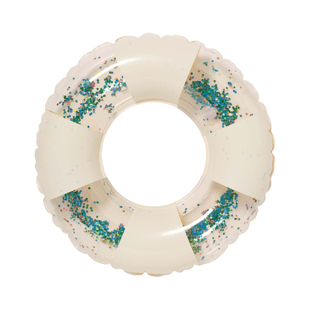 SUNNYLiFE Cotton Candy Stripe Inflatable Pool Tube, , bcf_hi-res