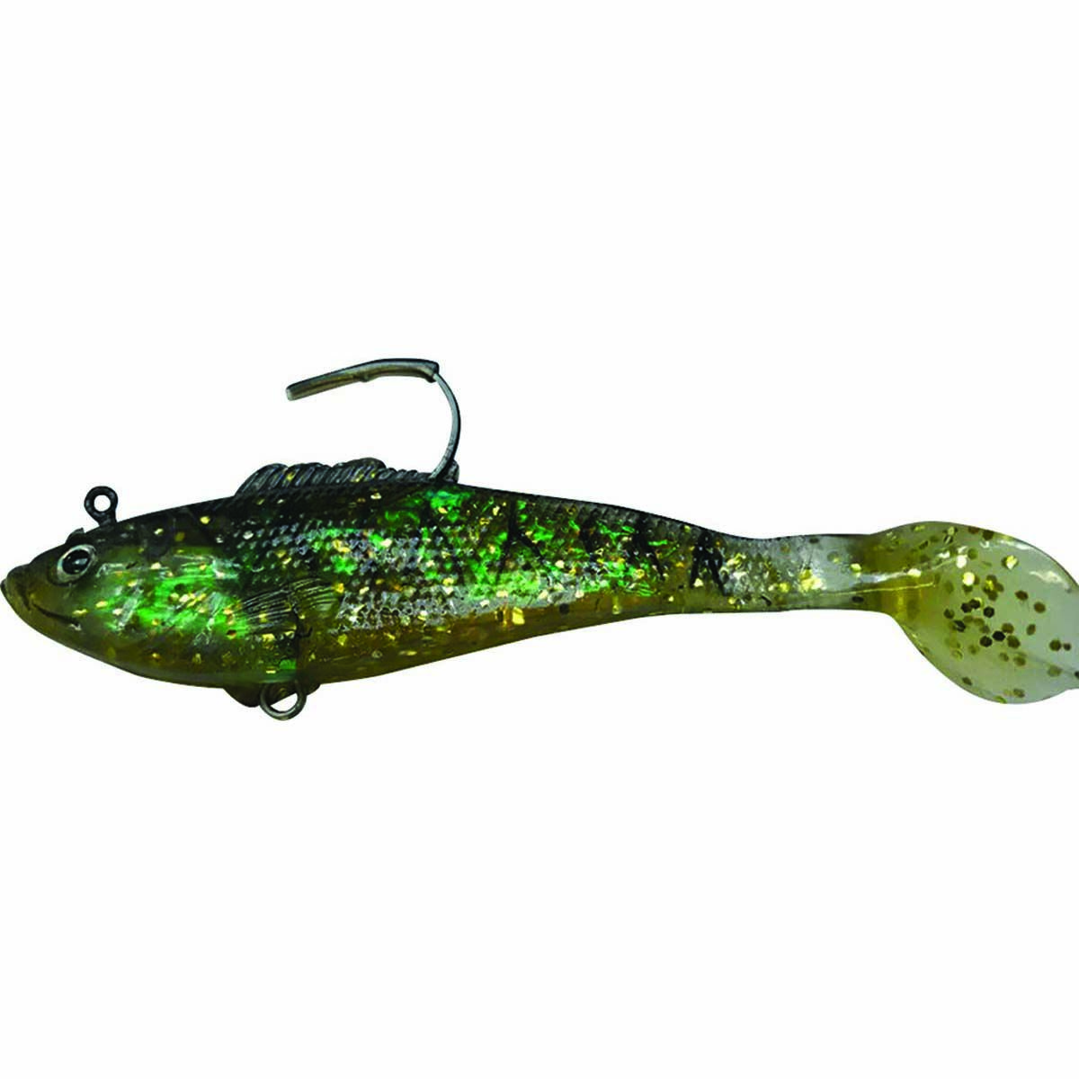 Reidy's Rubbers Soft Plastic Lure 4in Gold Dust BCF