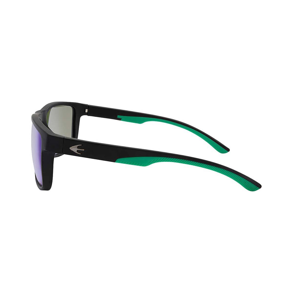 Stingray Yellowfin Polarised Sunglasses Black with Green Lens, , bcf_hi-res