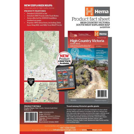 Hema High Country Vic - South West Map, , bcf_hi-res