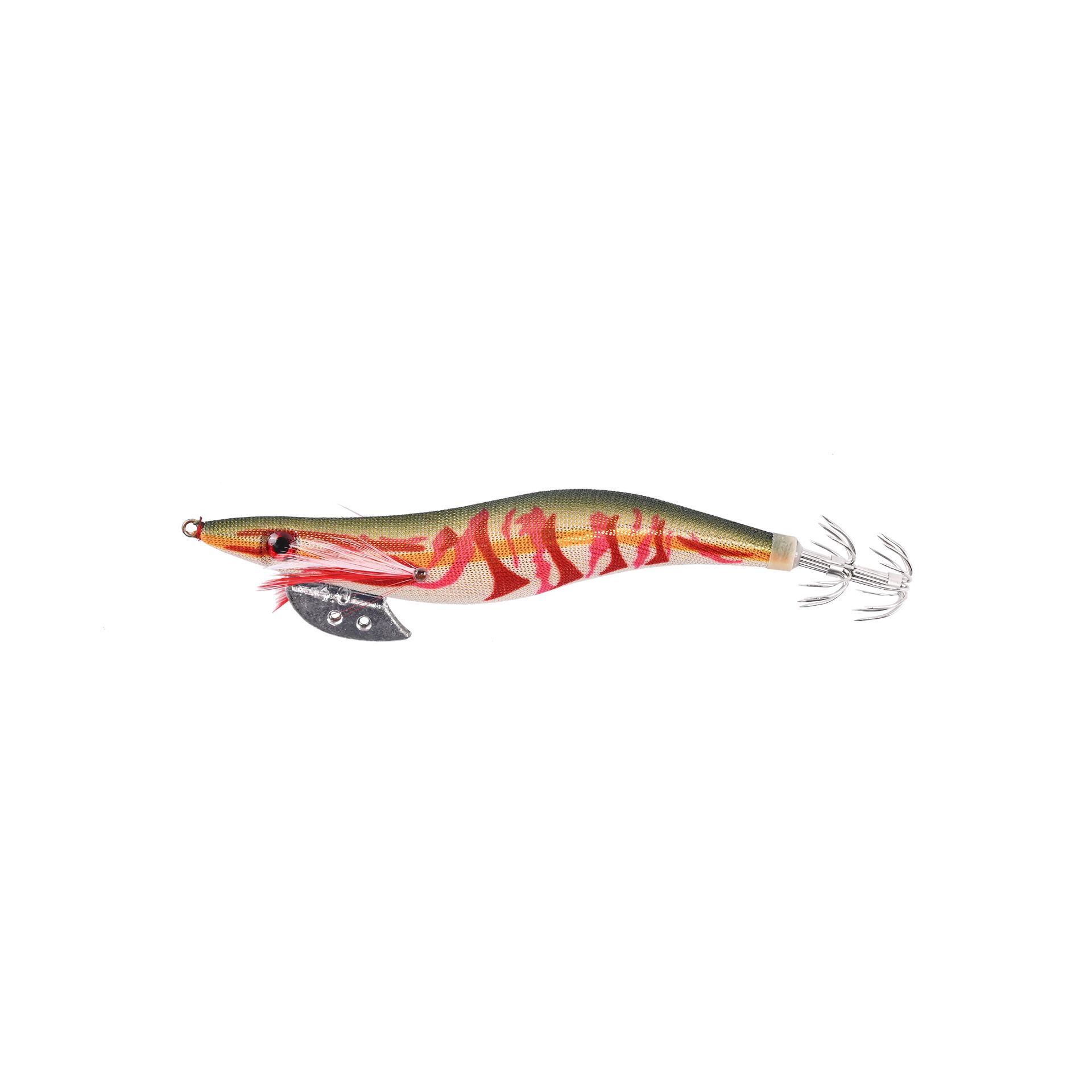 Pryml Calamari Squid Jig 1.5 Olive Gold, Olive Gold, bcf_hi-res