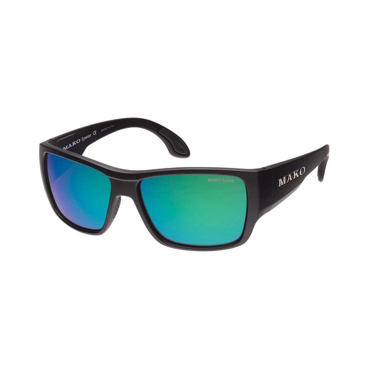 MAKO Convert 9596 HD Polarised Sunglasses Matte Black with Rose / Green Lens, , bcf_hi-res