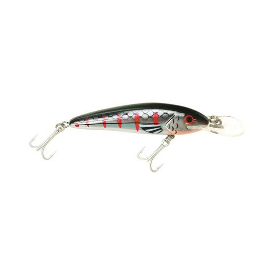 Raptor Jack Snax 7+ Hard Body Lure 4in Black Chrome, Black Chrome, bcf_hi-res