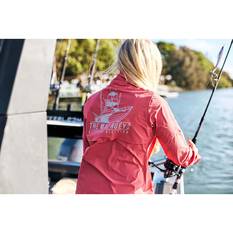 The Mad Hueys Women’s Division II Fishing Shirt, Sunset, bcf_hi-res