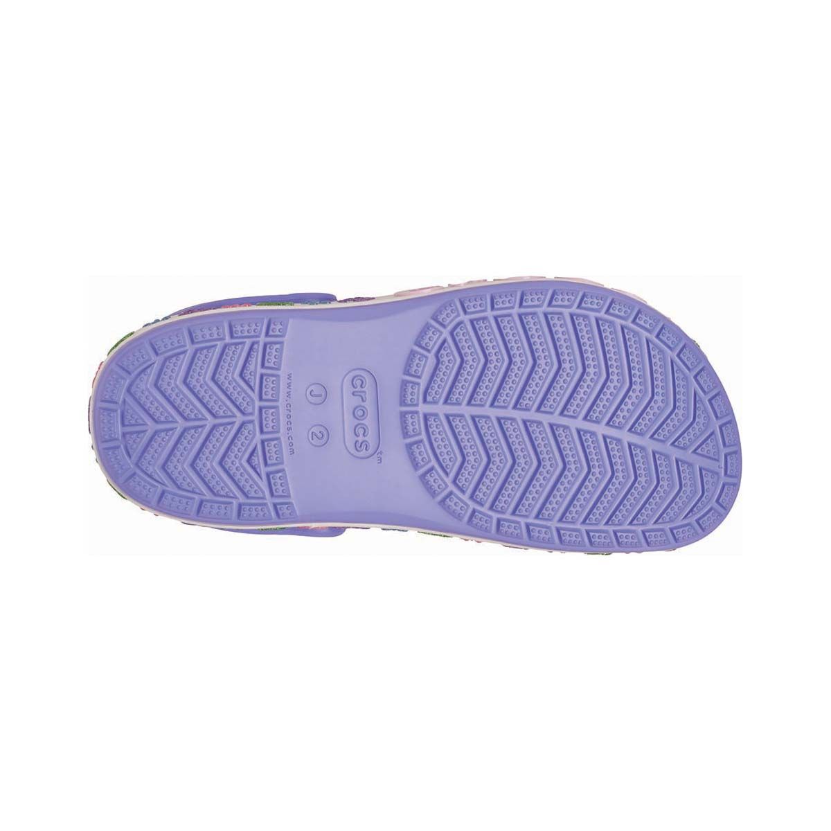 Crocs Kids' Bayaband Flower Band Clogs, Digital Violet, bcf_hi-res