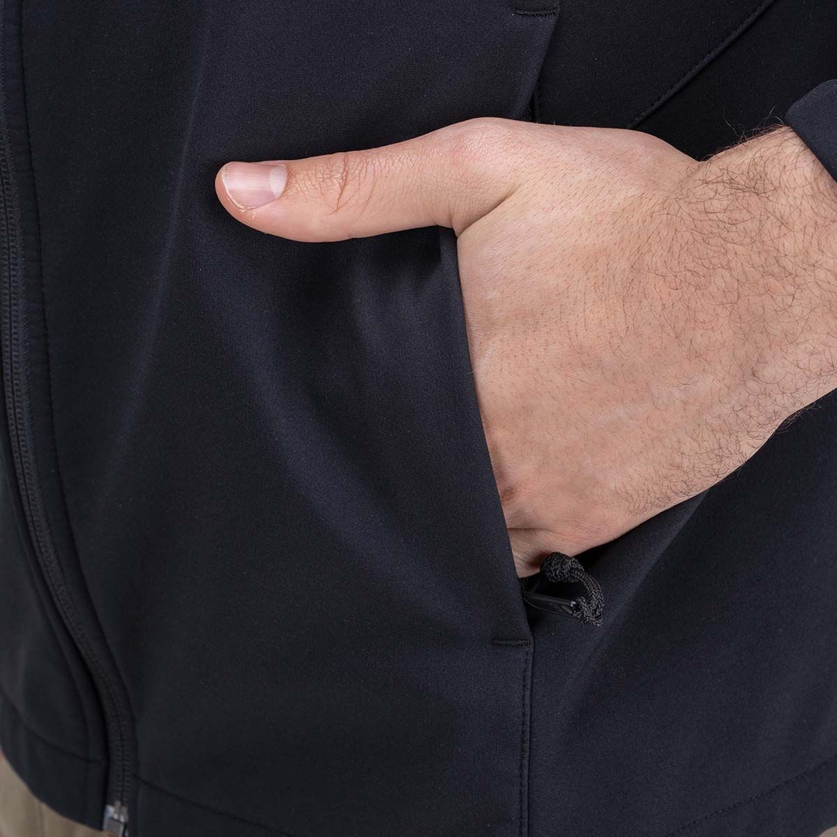 Macpac Men's Sabre Hooded Softshell Jacket Black M, Black, bcf_hi-res