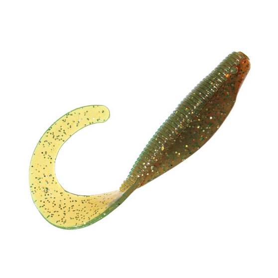 ZMan StreakZ CurltailZ Soft Plastic Lure 4in 5 Pack Midnight Oil, Midnight Oil, bcf_hi-res