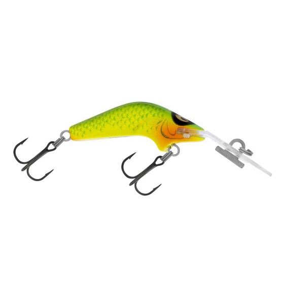 RMG Poltergeist Extra Double Deep Hard Body Lure 50mm Green Fluoro, Green Fluoro, bcf_hi-res