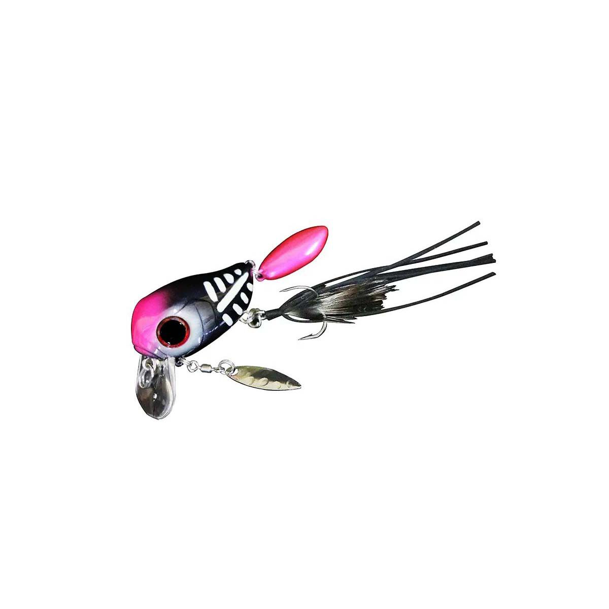 Jackall Micro Tappy Surface Lure 54mm Hone Bone Black, Hone Bone Black, bcf_hi-res