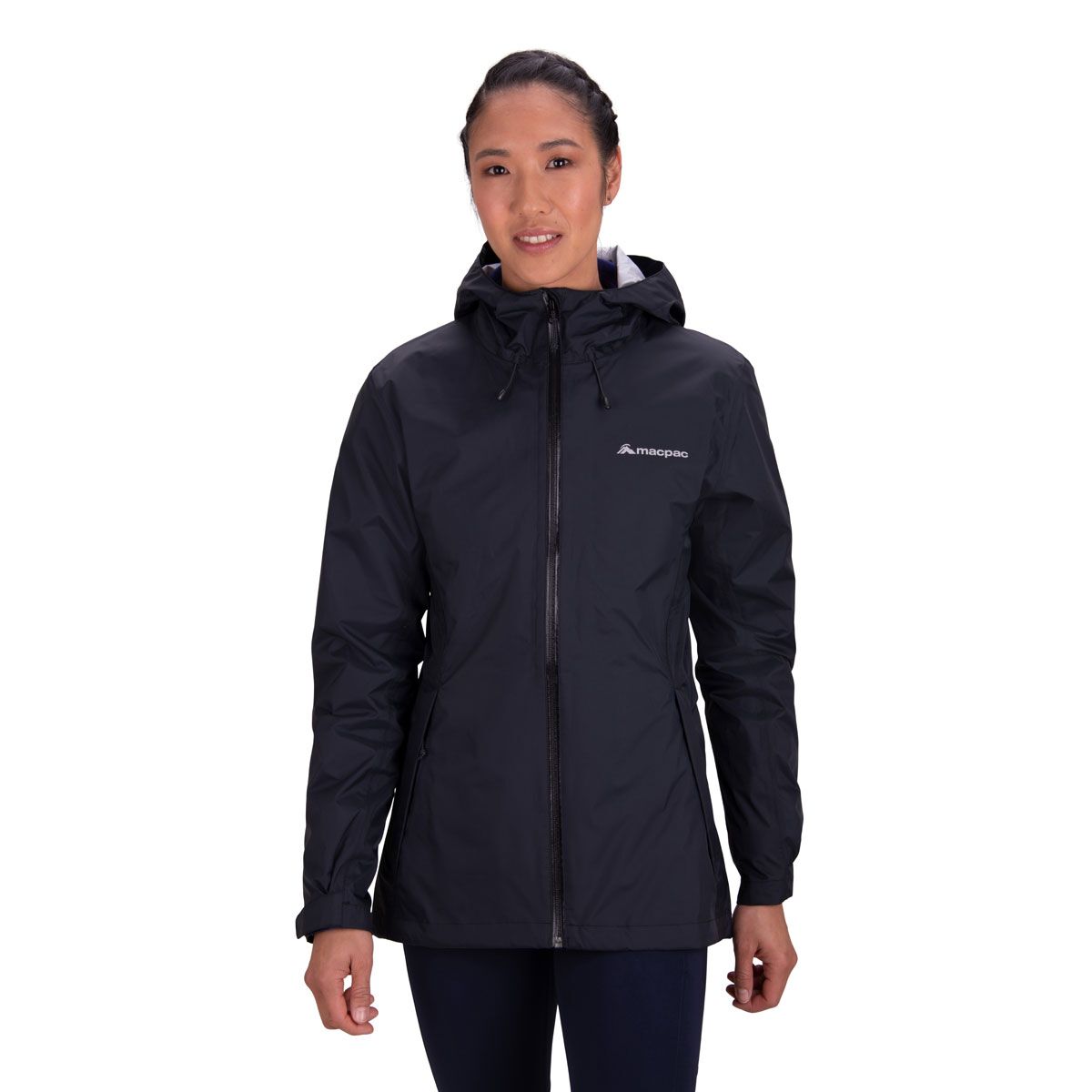Macpac Women's Mistral Rain Jacket, Black, bcf_hi-res