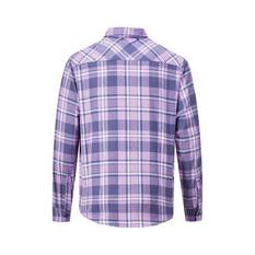 OUTRAK Unisex Flannel Shirt, Purple, bcf_hi-res