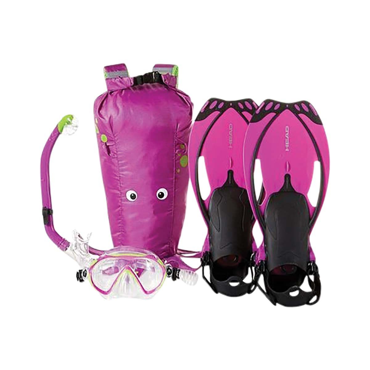 Mares Sea Pals Purple Octopus Snorkel Set, , bcf_hi-res
