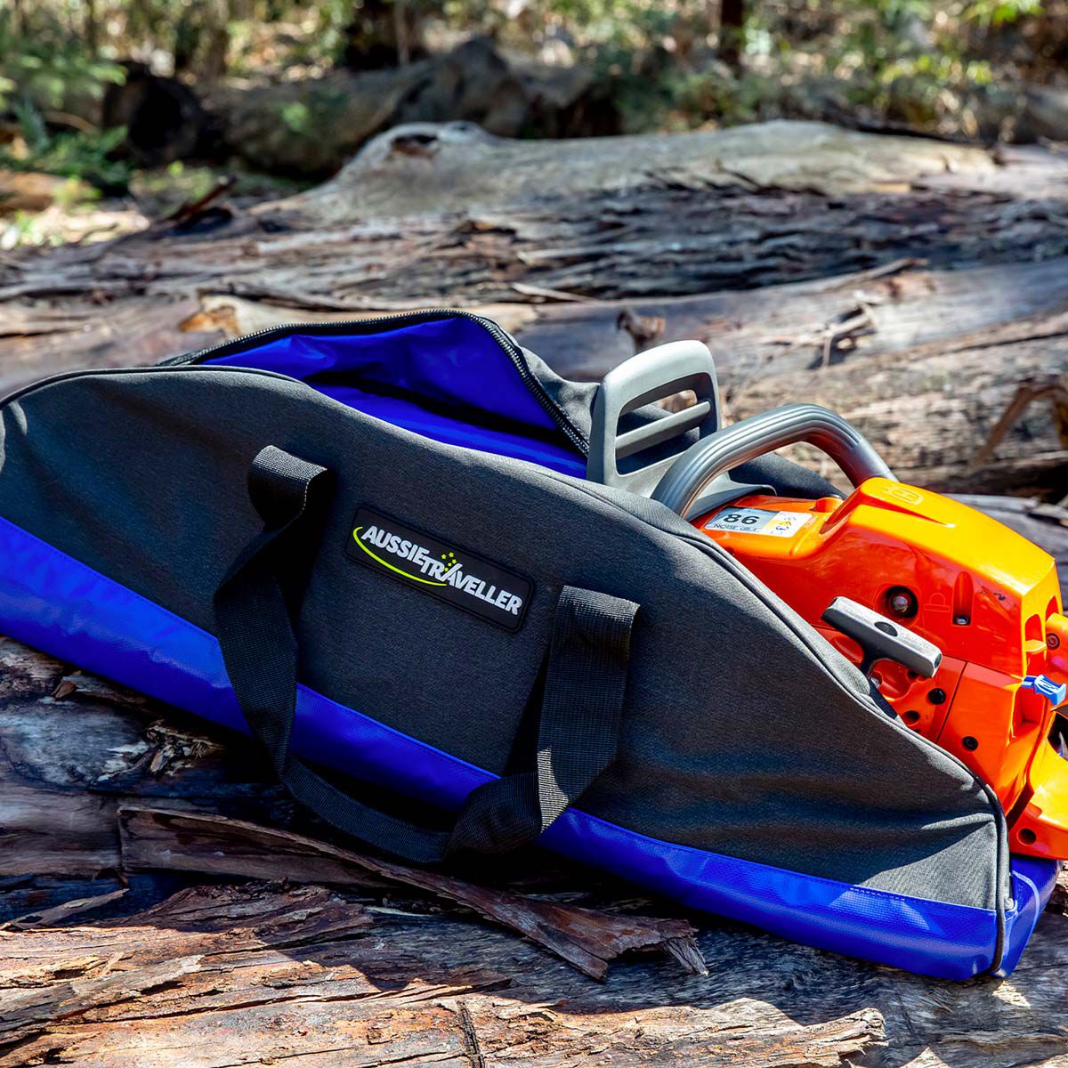Aussie Traveller Canvas Chainsaw Bag BCF