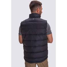 Macpac Men's Halo Down Puffer Vest V2, Black, bcf_hi-res
