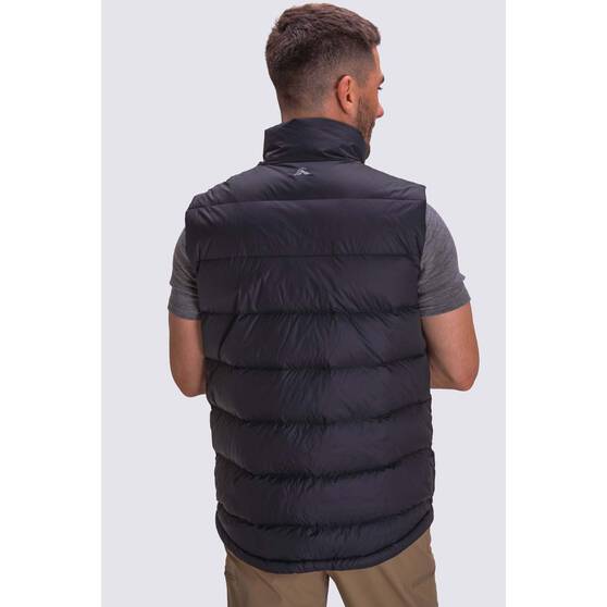 Macpac Men's Halo Down Puffer Vest V2, Black, bcf_hi-res