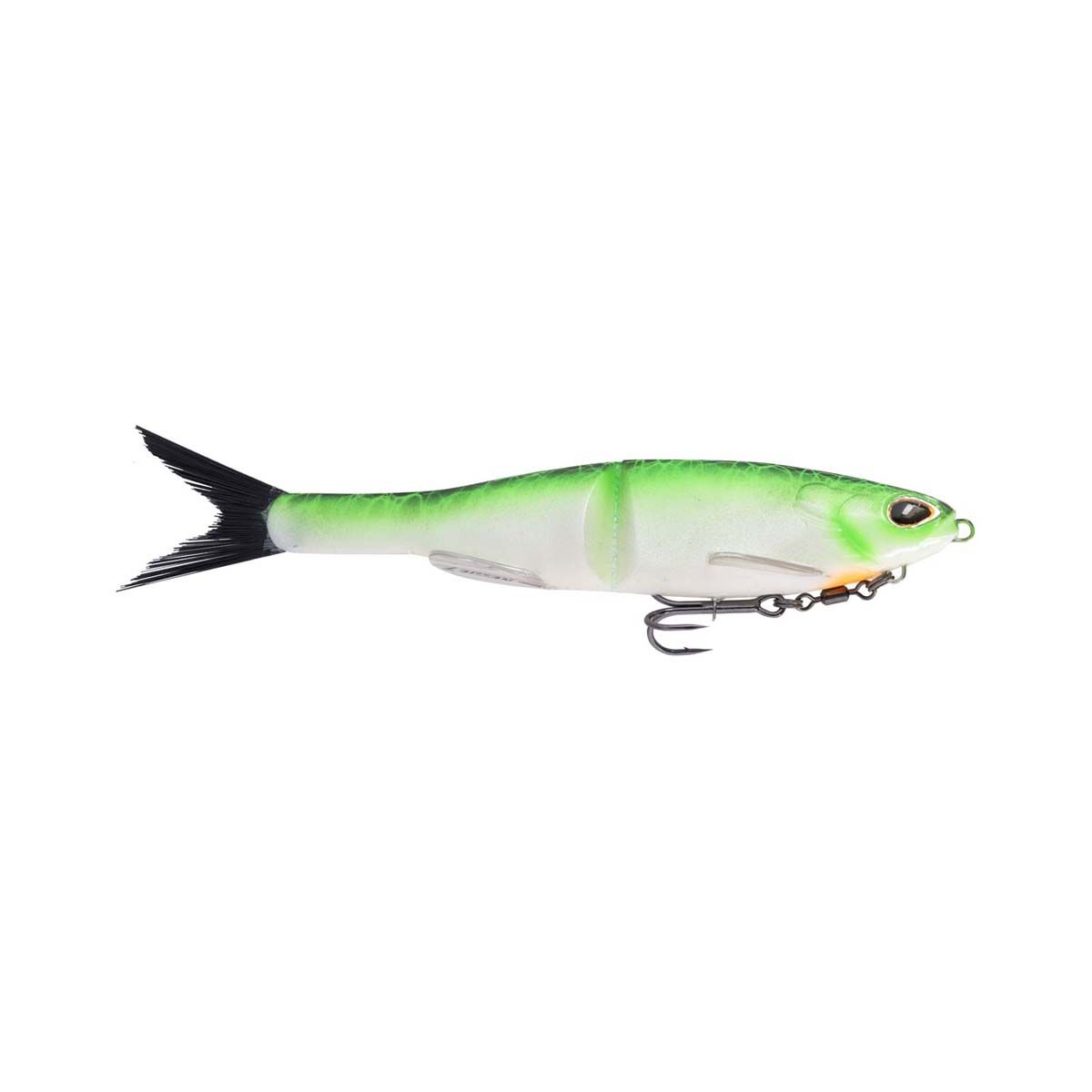 Berkley Powerbait Nessie Swimbait Lure 7in Lime Pearl, Lime Pearl, bcf_hi-res