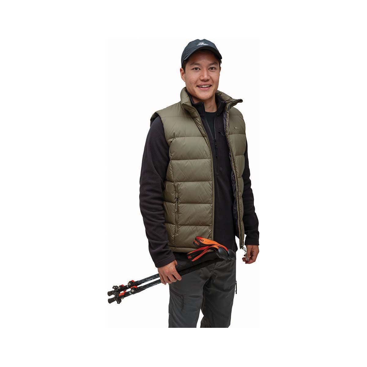 Macpac Men's Halo Down Puffer Vest V2 Tarmac S, Tarmac, bcf_hi-res