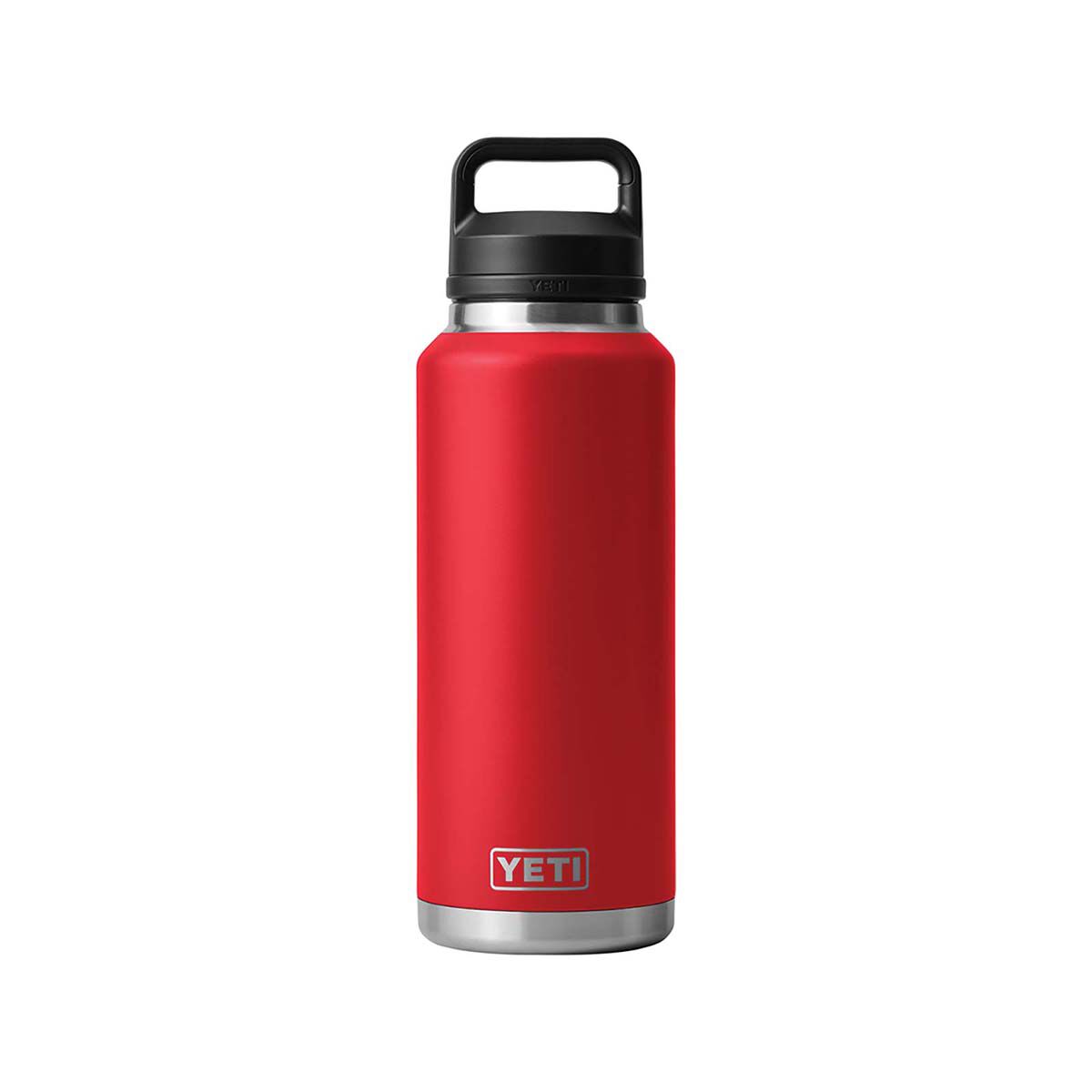 YETI Rambler Bottle with Chug Cap 46oz 1.4L Rescue Red