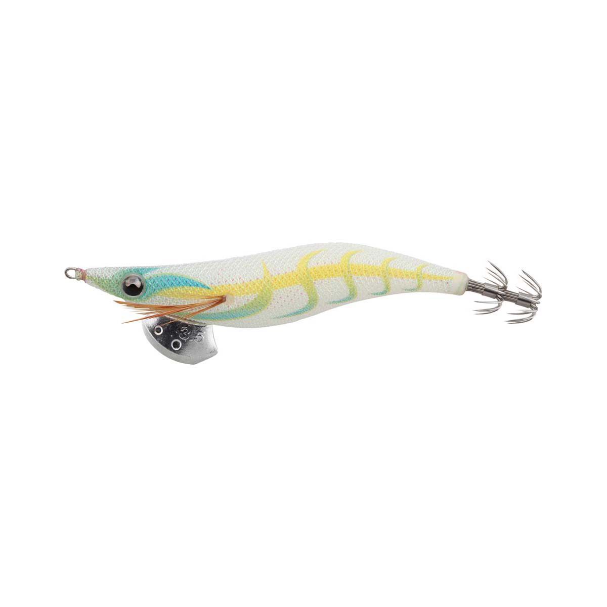 Yamashita Live Squid Jig 3.5 White Cloth / Glow Body, White Cloth / Glow Body, bcf_hi-res
