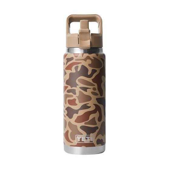 YETI® Rambler® Straw Bottle 26 oz (760 ml) Wetlands Camo, Wetlands Camo, bcf_hi-res
