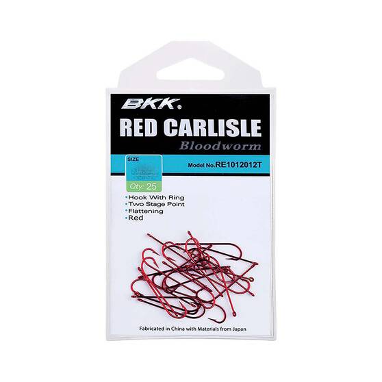 BKK Bloodworm-R Carlisle Hook 25 Pack, , bcf_hi-res