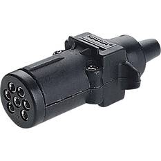 Narva 7 Pin Small Round Plastic Trailer Plug, , bcf_hi-res