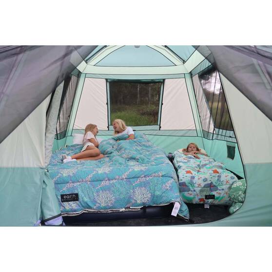 earth by Wanderer® Coral Cotton 5.2°C Sleeping Bag, , bcf_hi-res