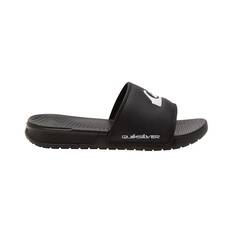 Quiksilver Youth Bright Coast Slides, Black/White/Black, bcf_hi-res