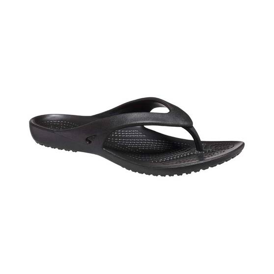 Crocs Women's Kadee II Flip, Black, bcf_hi-res