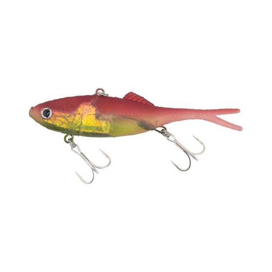 Berkley Shimma Shad Fork Tail Vibe Lure 120mm Nuclear Chicken, Nuclear Chicken, bcf_hi-res
