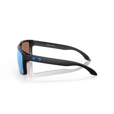 Oakley Holbrook Men's XL Polarised Sunglasses Matte Black with Prizm Blue Lens, , bcf_hi-res