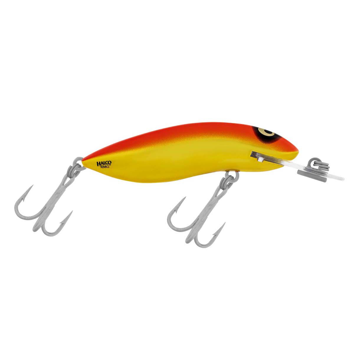 RMG Scorpion Double Deep Hard Body Lure 90mm Chrome Gold Orange Black, Chrome Gold Orange Black, bcf_hi-res