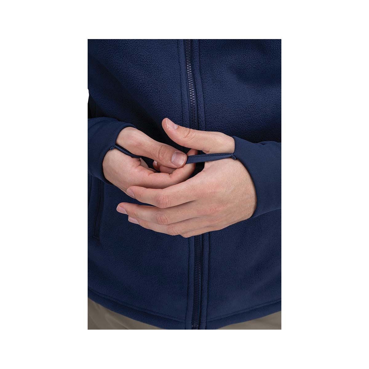 Macpac Men's Mountain Hooded Fleece Jacket, Navy, bcf_hi-res