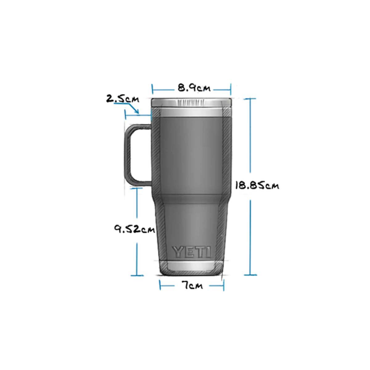 YETI&reg; Rambler&reg; Travel Mug 20 oz (591ml) with Stronghold&trade; Lid Navy, Navy, bcf_hi-res